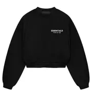 [Fear of God ESSENTIALS] Core-Fleece Cropped Crewneck Sweatshirt Women