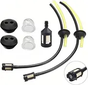 WUSJCOF Pack of 7 Universal Petrol Filter Kit, Petrol Hose Seal, Universal Fuel Line, Primer Bulb, Rubber Grommet Seal, for Brush Cutter, Trimmer, Mower, Hedge Trimmer