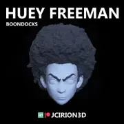 Boondocks Huey Freeman custom head for 4" 6" 7" 12" action figures