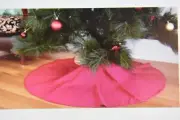 Christmas Tree Skirt - Red