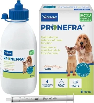 PRONEFRA Virbac Kidney Health Support Function Cat Dog 180ml