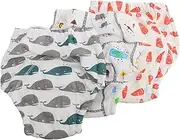 Vaguelly 3Pcs 4 Washable Gauze Training Pants Breathable Nappy Diapers Comfortable Reusable Learning Pants for Delicate Skin for Potty Training