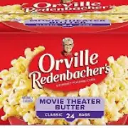 Orville Redenbacher's Movie Theater Butter Microwave Popcorn 3.29oz 24 Pack