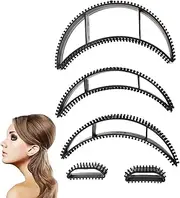 AEGYPIUS 5 PCS Charming Bump It Up Volume Inserts Hair Comb for Added Volume, Black Hair Style Tool Hair Comb, Hair Base Styling Accessories for Women Lady Girl (Black)