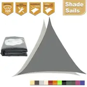 Outdoor Sun Sand Shade Sail Cloth Rectangle HDPE 320GSM Triangle Canopy Awning