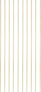 uxcell 10 Pcs Brass Round Rod, 1.5mm x 8" Lathe Bar Stock H59 Brass Round Stock for DIY Craft Making Hardware Novelty Model Car Plane Boat Ship, Copper