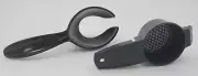 Tupperware Mini Strainer & Egg Scooper Lifter Holder Spoon Set Black New