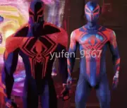 Across The Spider Verse Spiderman 2099 Miguel O'Hara Cosplay Costume Outfits