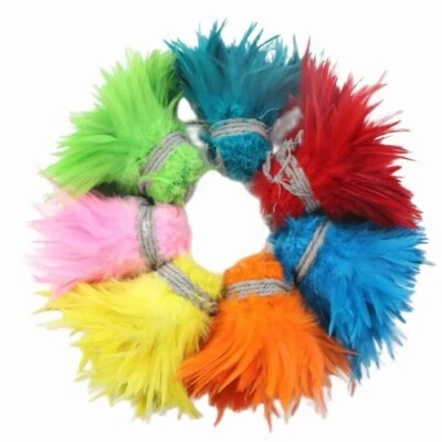 Rooster Feather Lot 4-6Inch Carnival Clothing Crafts Decoration Chicken Plumas