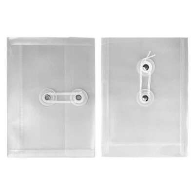 20x/Pack Plastic Wallets Clear File Folders A 6 Folders Wallets File Organiser
