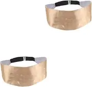 [Holibanna] Men's Dress Girdle Bow Tie Belt Men Sunglasses Cute Grip Ring Hangers Griddle Office Seat Cushions Flower Pot Rack Trays Dress Tuxedos Accessory Belts Multi-color Belt Beige Satin