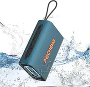 PEICHENG Speaker, Portable Wireless Bluetooth Speakers, Waterproof Loud Stereo Sound with RGB Lights TWS Long Playtime for Home/Party/Outdoor, Electronic Gadget (Blue)