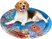 Cat Sensory Water Mat - Water Mat for Cats | Cartoon Play Watering Pad | Sleeping Soft Comfort Mats | Cool Fun Playing Mats Outside Entertainment for Small Medium Large Kitten Puppy