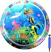 Cat Water Mat - Water Sensory Pad Inflatable Play Mat | Cooling Pad with Pump, Pet Supplies Thickened Mat Interactive Toys for Cats Dogs Other Animals