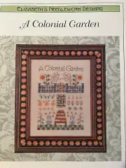 Elizabeth's Designs Cross Stitch- A Colonial Garden Chart