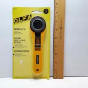 Sealed OLFA 45mm Straight Handle Rotary Cutter RTY-2/G 9651 Fabric Quilting Tool