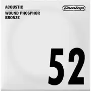 Dunlop Wound Phosphor Bronze Acoustic Guitar String 52