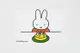 韓國ZERO PER ZERO Miffy Silkscreen明信片/ Miffy Happy Birthday