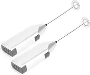 LOCADENCE Milk Frother Handheld, Coffee Milk Frother Mixer, Electric Whisk, Frother Wand for Making Cappuccinos, White Coffee, Milkshakes