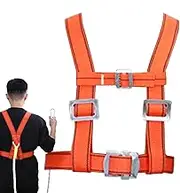 Climbing Harness | Adjustable Multi-Functional Safety Harness | Safe Fall Arrest Equipment For Chest, Waist And Hip, Camping