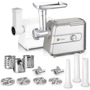 3000W Electric Meat Mincer Sausage Kibbeh Maker Slicer Shredder Kit`