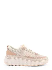 [Chloè] Chloè-Nama Low-Top Mesh Sneakers With Suede Inserts-Donna 37