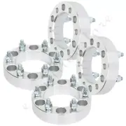 4 pcs 1.5" 6x5.5 12x1.5 studs wheel spacers for Toyota 4Runner Hummer H3