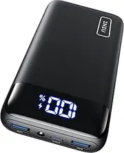 INIU Power Bank, 22.5W 20000mAh USB C in & Out Portable Charger Fast Charging, PD 3.0+QC 4.0 LED Display Battery Pack for iPhone 16 15 14 13 12 X Pro Max Samsung S23 S22 Google LG Xiaomi iPad Tablet