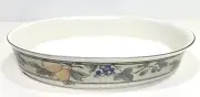 Mikasa Garden Harvest Oval Baker 1.5 Quart 12” Intaglio CAC29 NEW