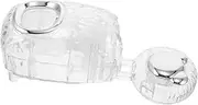 OSOLADY Automatic Toothpaste Squeezer Bathtub Accessories Toothbrush Holders Toothpaste Tube Wall Mount Organizer Toothpaste Dispenser Wall Organizer Bathroom Organizer Plastic Transparent