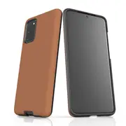 For Samsung Galaxy S20+ Plus Case, Armour Back Cover, Brown