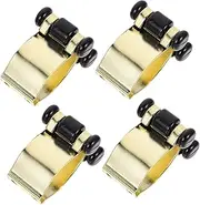 ibasenice 4Pcs Metal Pole Storage Holders Fishing Rod Clips Pool Cue Racks for Lightweight Durable Design No Tool Installation for Tables Shelves