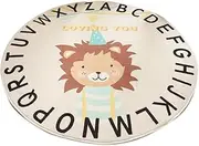 Round Area Play Mat with Durable Material, Alphabet Soft Area Rug, Cute Cartoon Fluffy Shaggy Carpet, Nonslip Modern Crawling Rug, Perfect for Bedroom Living Rooms Home Office ﻿