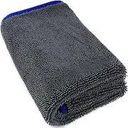 Airlab Microfibre Drying Cloth XXL, Microfibre Cloth Car Cloth 90 x 60 cm for Drying, Absorbent Polishing Cloth Cleaning Cloth for Car Care, Lint-Free and Scratch-Free, Blue