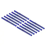 12Pcs Blue Ink Gel Pens 0.5mm Fine Point Roller Ball Ballpoint Pens Blue