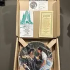 WIZARD OF OZ Dorothy Meets the Scarecrow Anniversary Plate Hamilton 1989 MIB