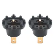 2PCS For Mazda 3 5 323 Headlight Bulb Bases Genuine For Mazda 2 De 3 323 Bk Bj Headlamp Socket H7 Globe Bulb Holder