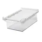 Refrigerator Drawer Organizer PET Clear Fridge Organizer Bin Pull Out Shelf Va