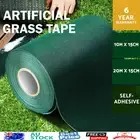 Grass Artificial Lawn Synthetic Turf Fake Mat Plant Green Primeturf 10/20Mx15CM