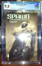 Spawn The Dark Ages 12 CGC 9.8 NM/M White Pages Image New Slab McFarlane