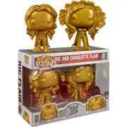 WWE Ric and Charlotte Flair Gold US Excl Pop! Vinyl 2-Pk