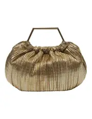[NINA] Allison Bag in Dark Gold Pleat