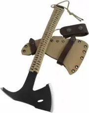 Condor Knife & Tool Sentinel Axe Desert Tan Paracord W/ Sheath 61713 CTK1810-3.6