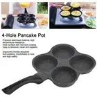 Non‑Stick Aluminum 4‑Hole Pancake Omelet Eggs Pan Frying Pot Breakfast Maker