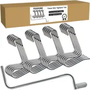 20 Pcs Fence Wire Tightener Tool Barb Wire Tightener with Tensioning Handle