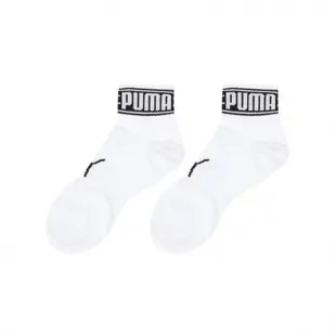 Puma 短襪 Fashion Ankle Sock 白 黑 大LOGO 休閒襪 襪子 BB145702