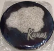 Raku Potteryworks Kauai Hawaii Coaster Jeremy Diller Ceramic Island Trivet
