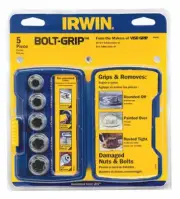 Bolt Grip Bolt Extractor Base Set, High Carbon Steel, 5-Pc. -394001