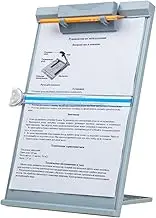 Staright A4 Reading Holder Desktop Document Holder with Adjustable Clip Document Reading Stand for Office/School/Home
