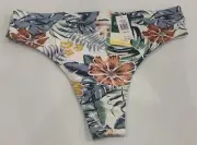ROXY Size XXL / 16 BIKINI Bottoms Floral Bathers Reg Cover Pants NEW RRP $55.99